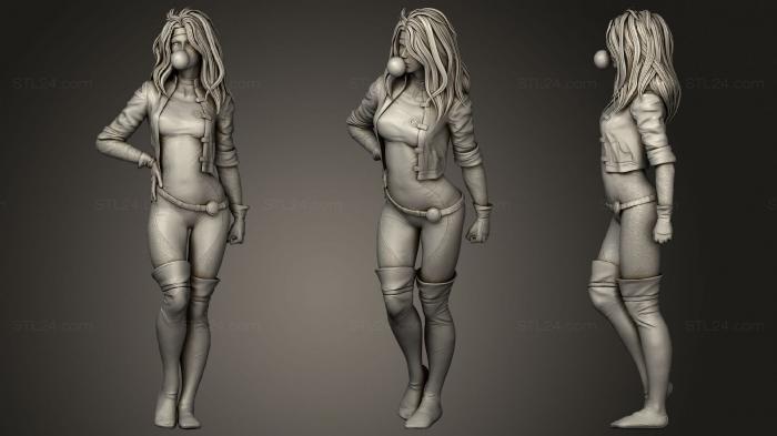 Figurines of girls (Rogue, STKGL_1401) 3D models for cnc